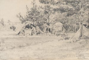 Militärisches Feldlager 1918