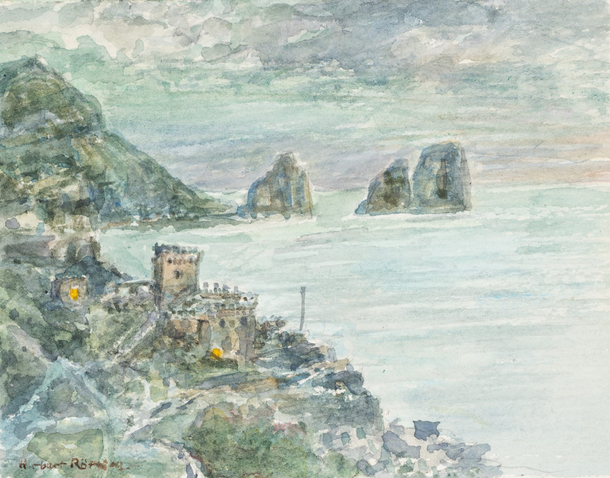Küste bei Torre Saracena auf Capri