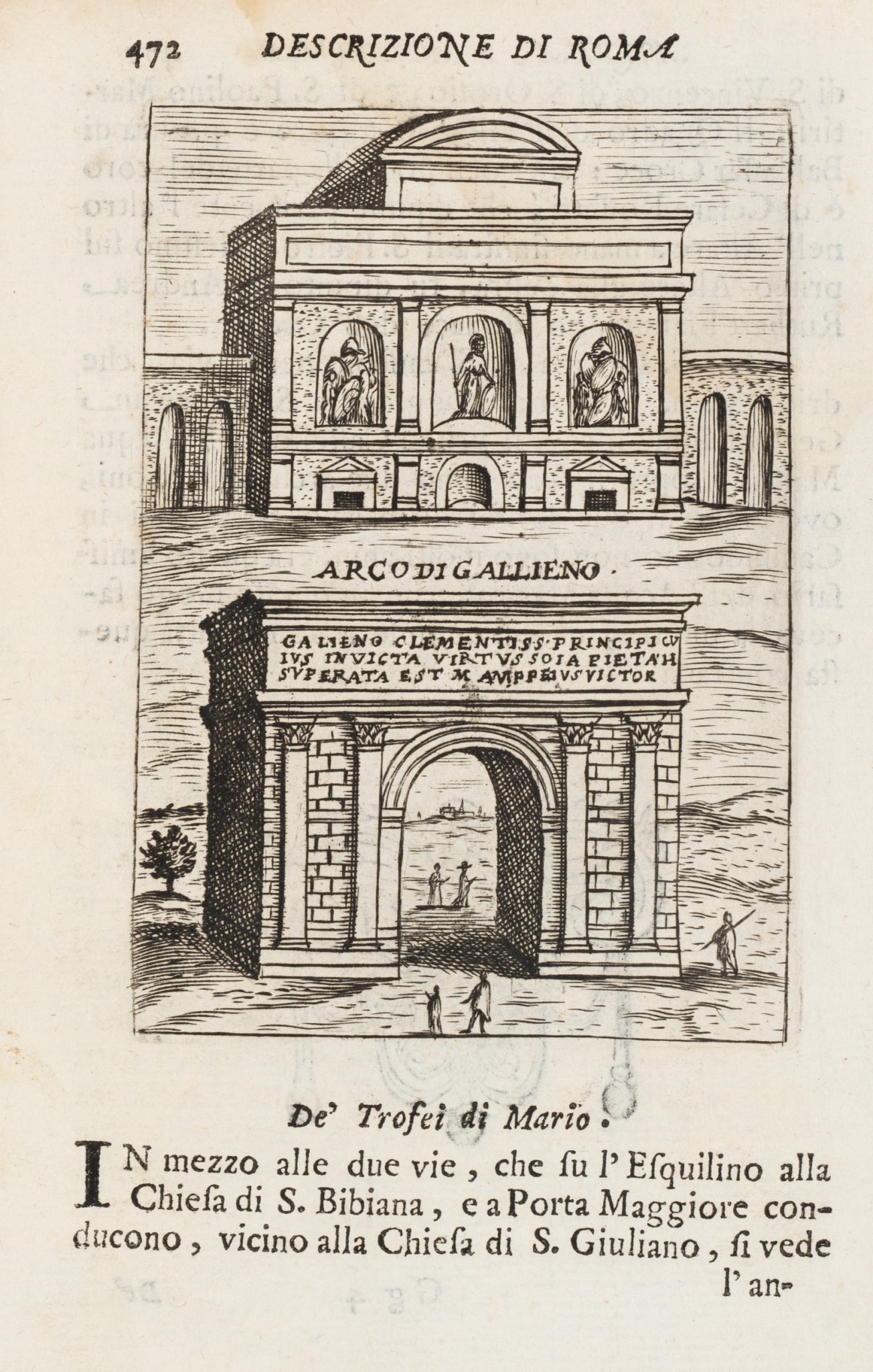 Trofei di Mario und Arco di Gallieno