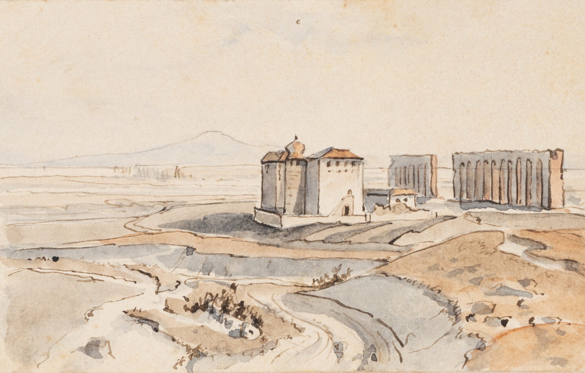 Antike Ruinen in der Campagna Romana