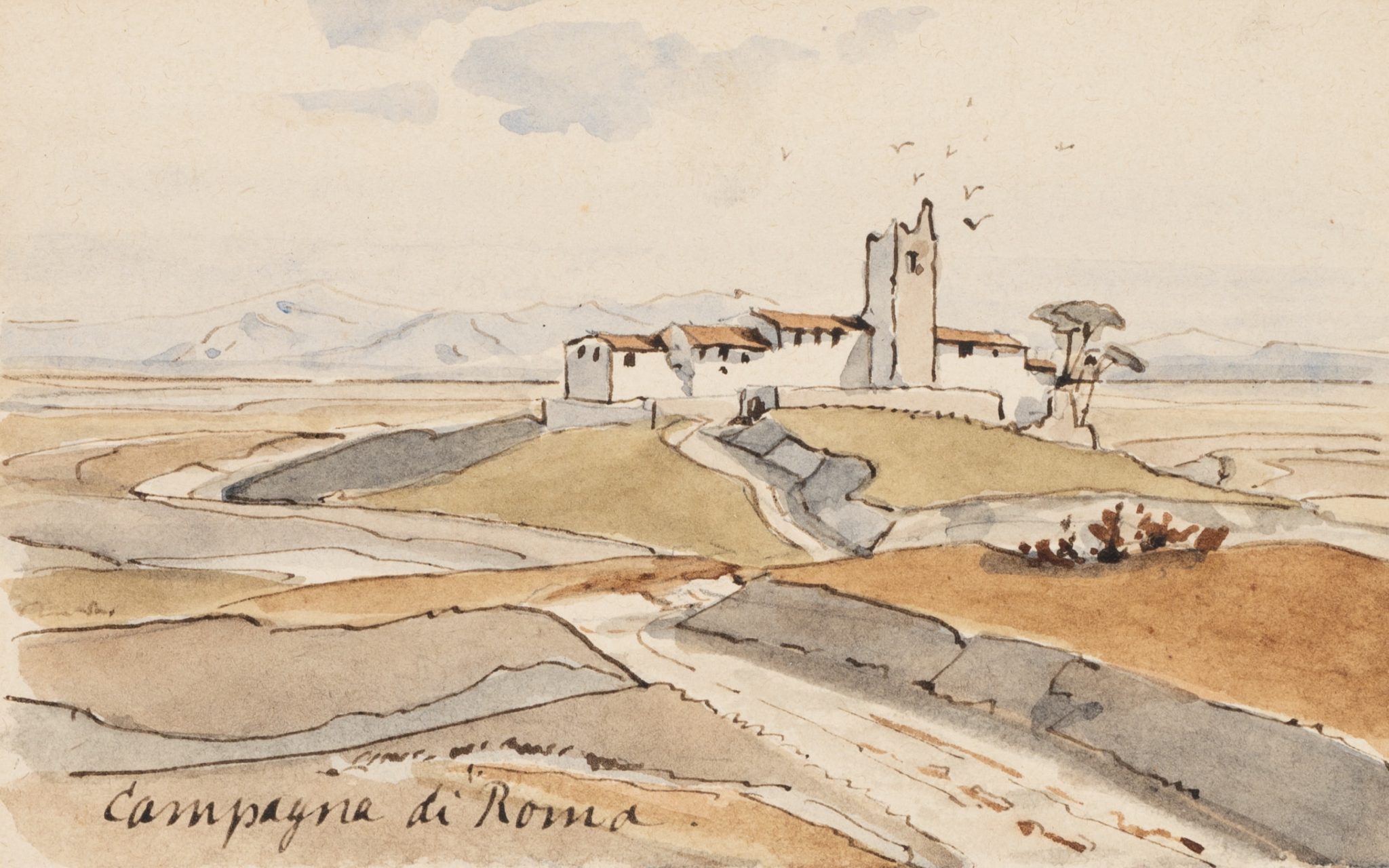 Landschaft der Campagna di Roma