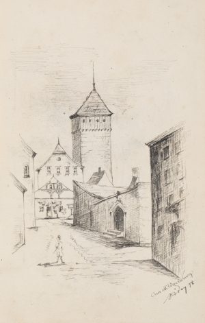 Historische Stadtszene, Luxemburg(?)