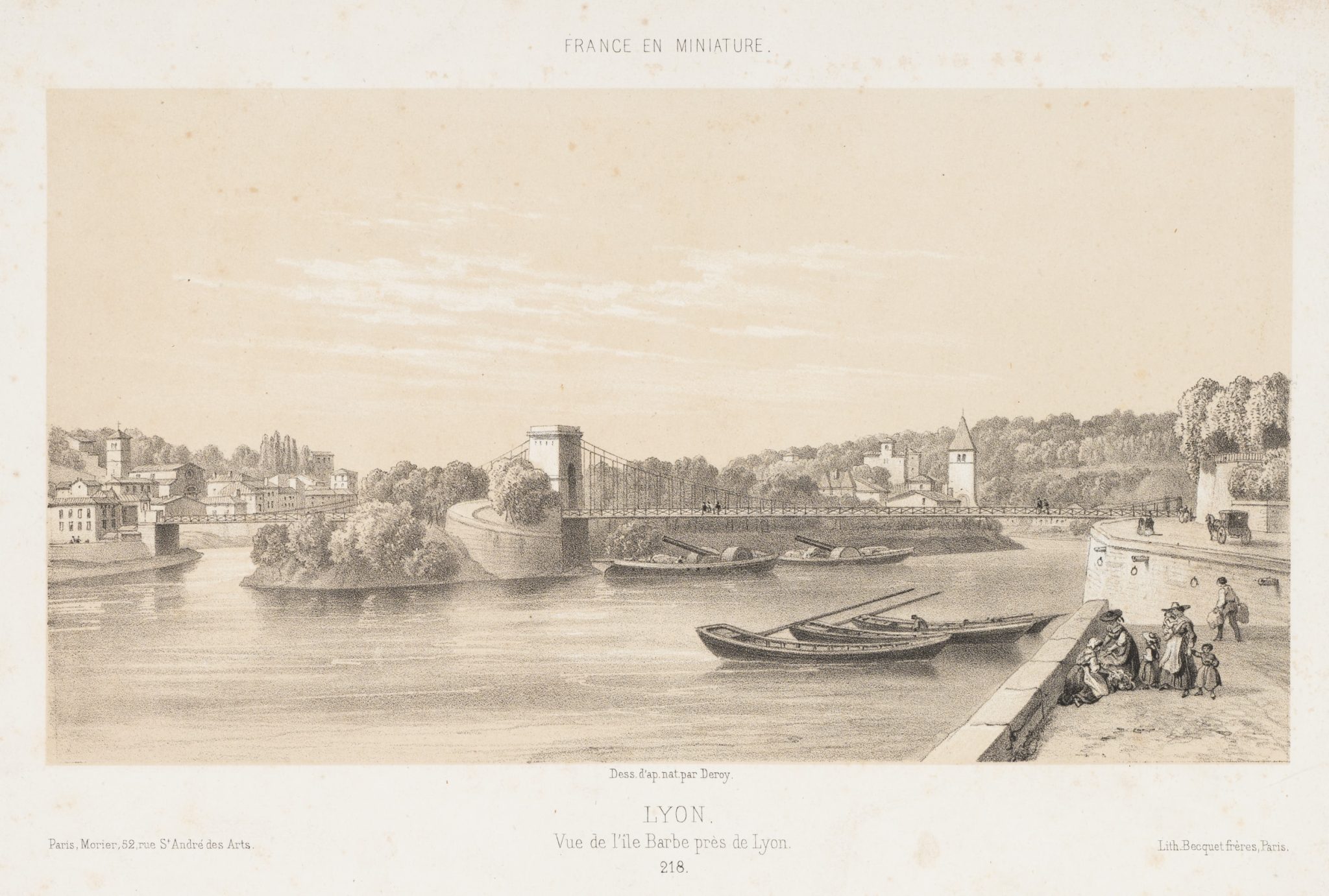 Ansicht der Île Barbe