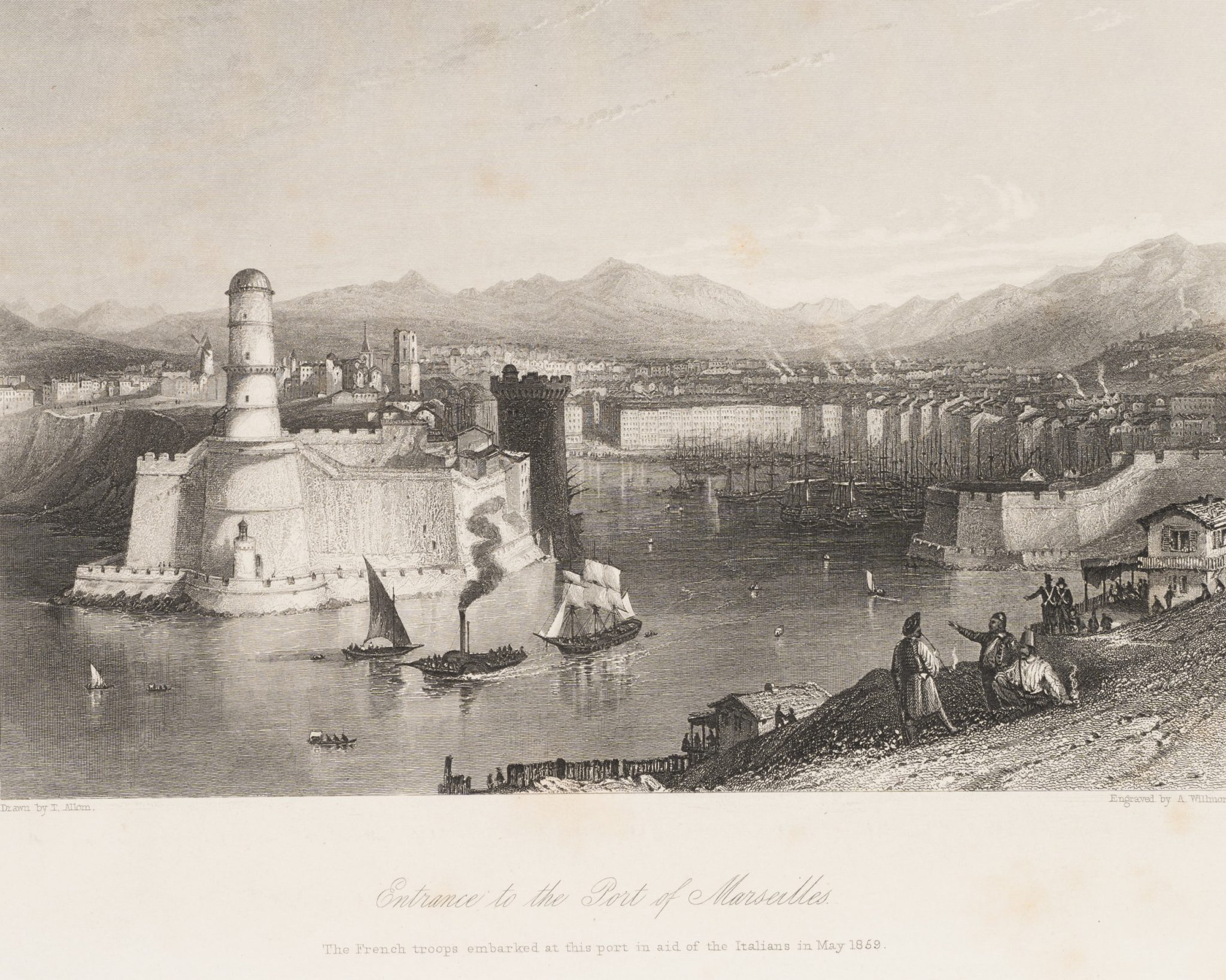 Hafeneinfahrt von Marseille