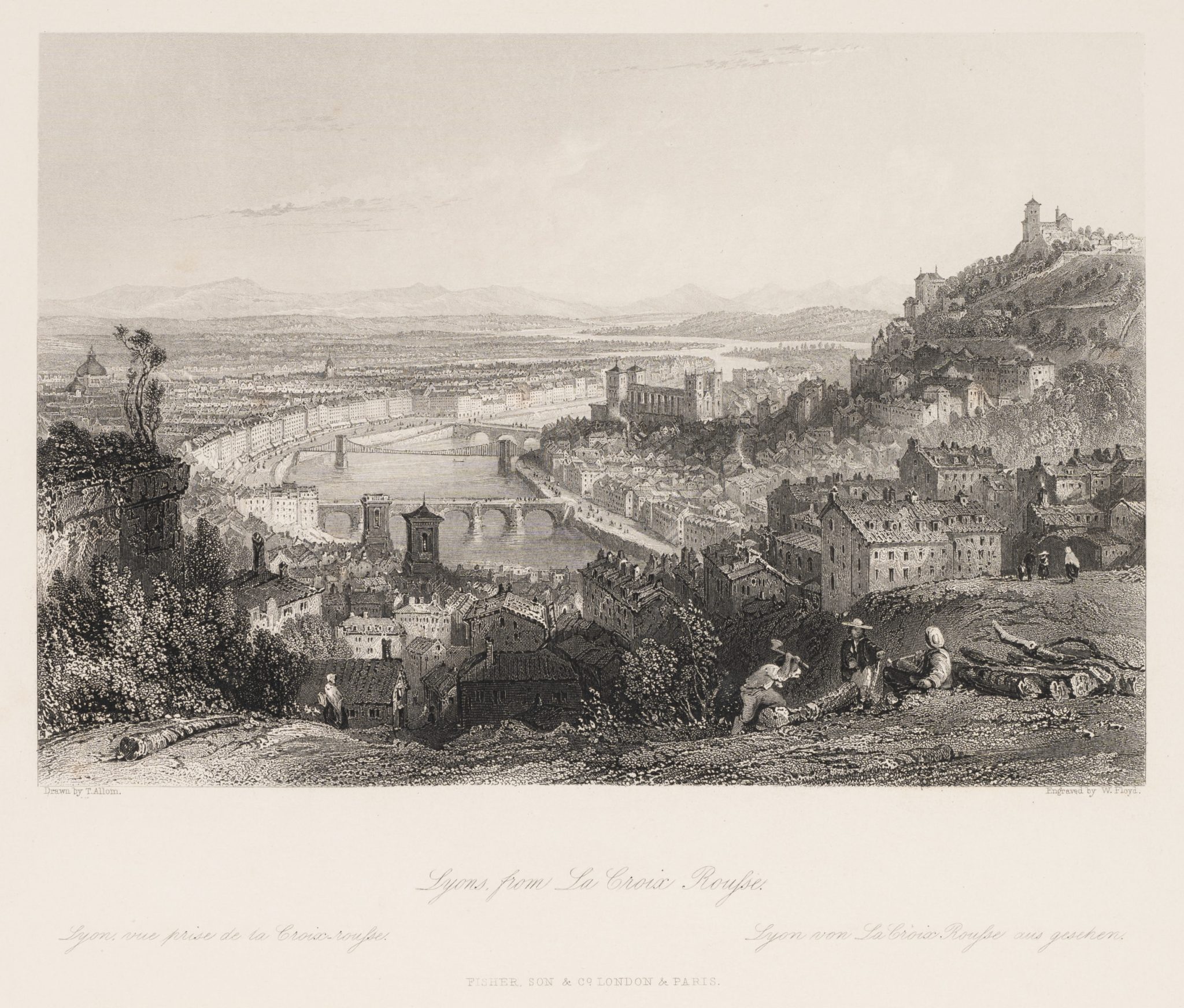 Panorama von Lyon