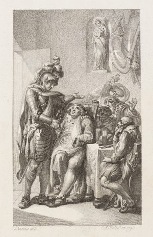 Entscheidender Handschlag mit Ritter