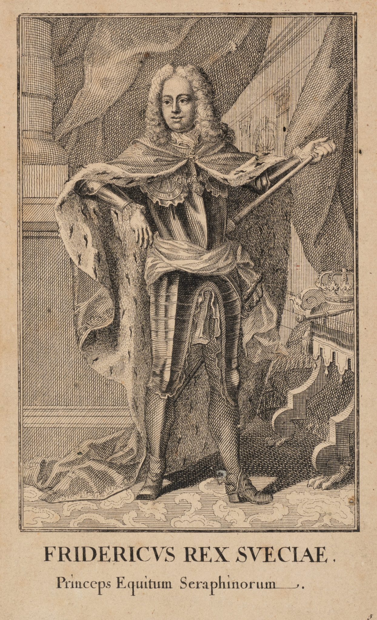 Porträt von Friedrich I., König von Schweden