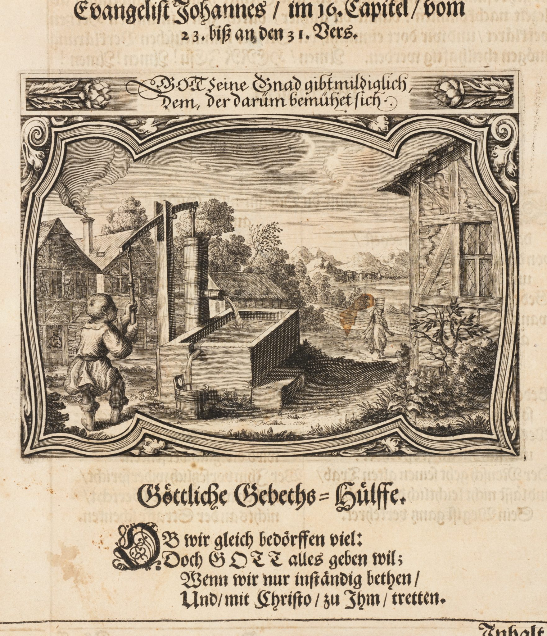 Emblem. Göttliche Gnade