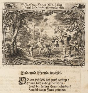 Emblem. Freude und Leid