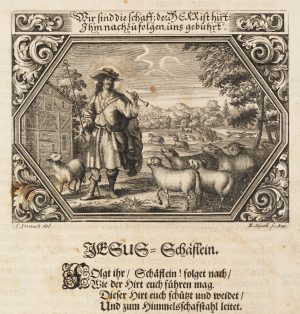 Emblem. Schutz des guten Hirten