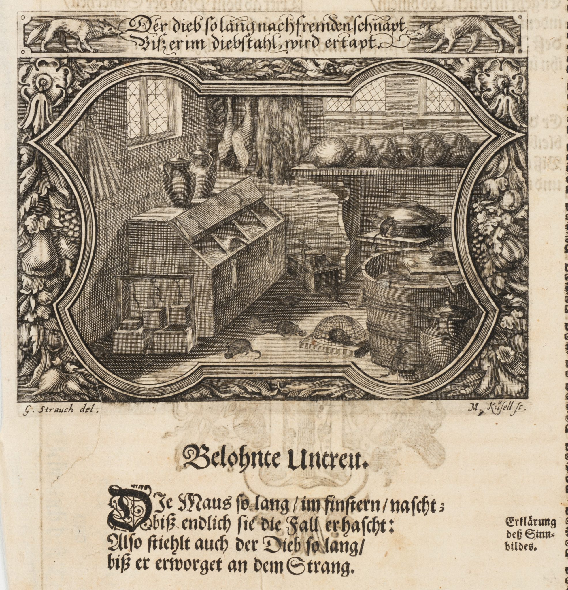 Emblem. Diebstahl sanktionieren