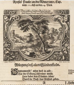Emblem. Schlangen und Sünden