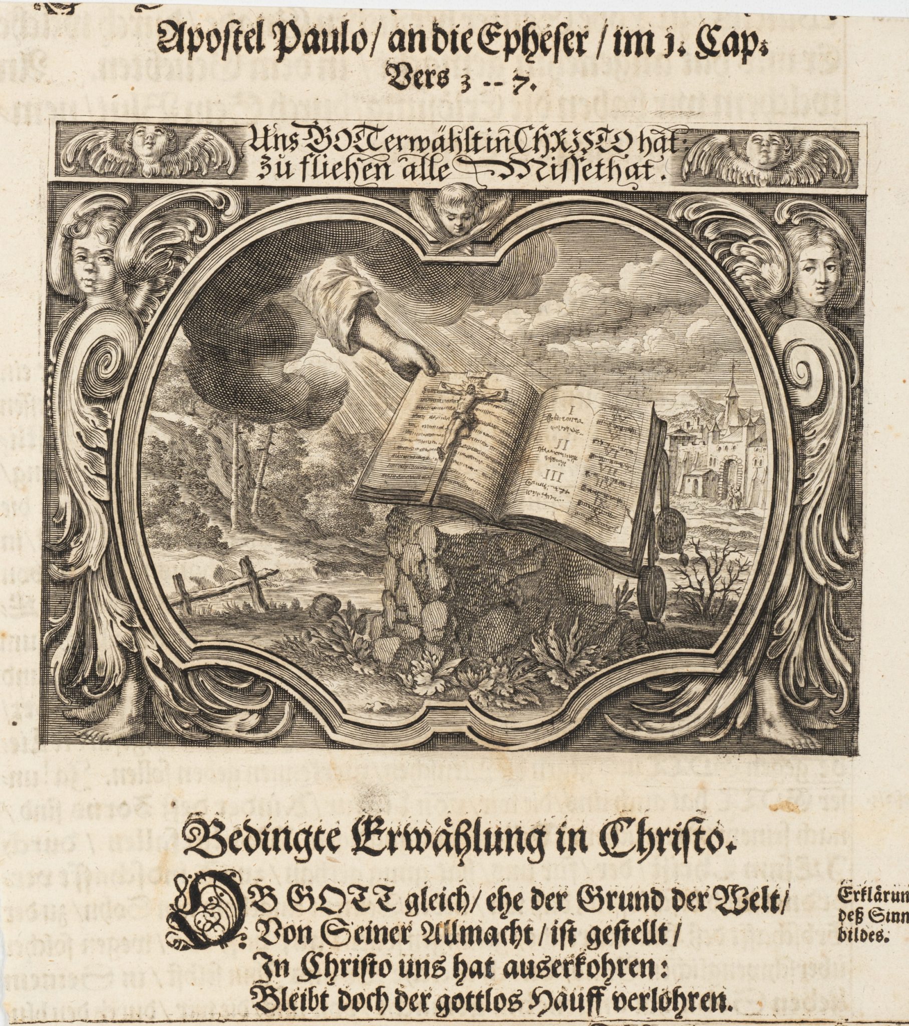 Emblem. Göttliche Offenbarung Epheser