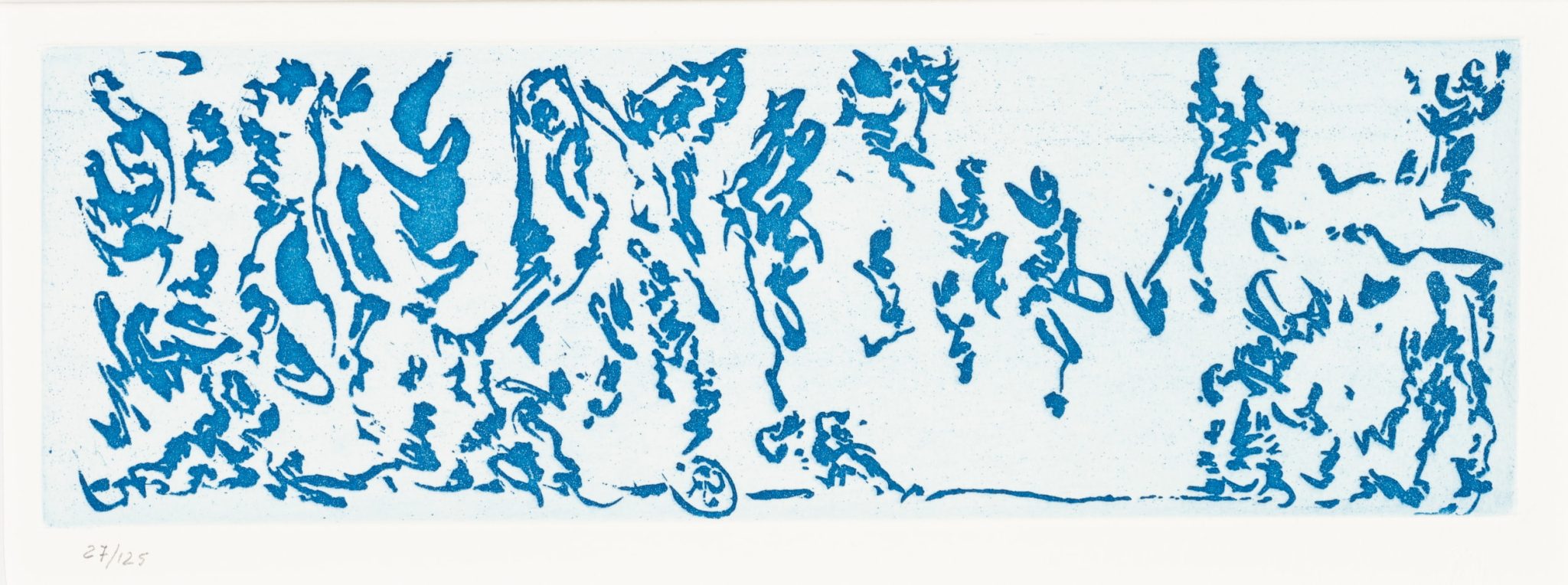 Abstrakte Blaue Komposition