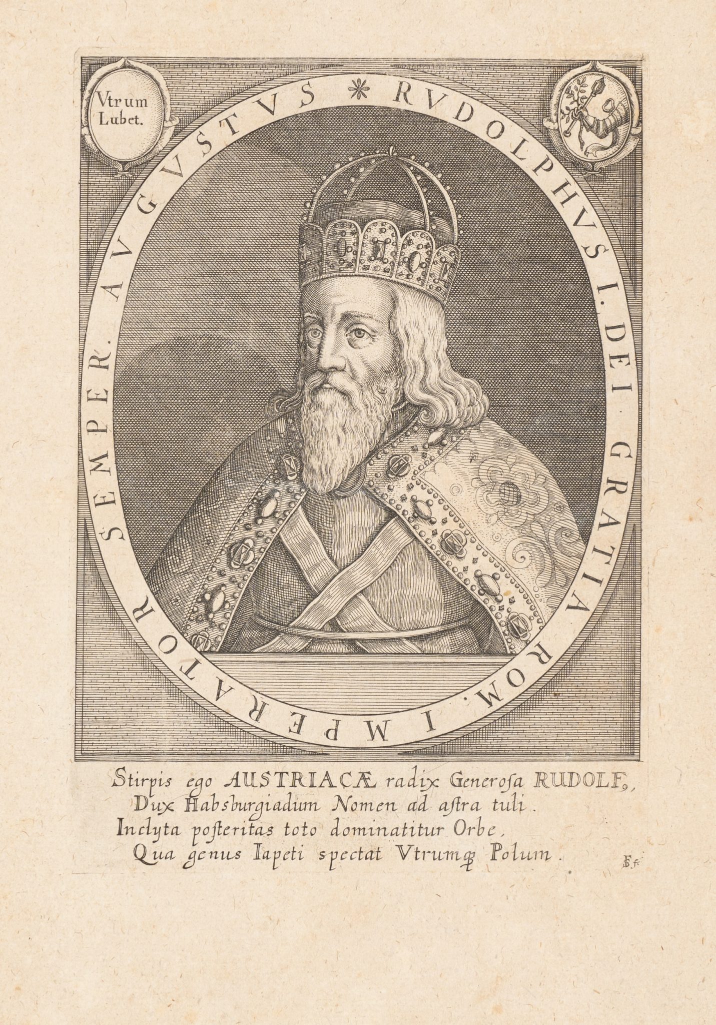 Portrait des Kaiser Rudolf I. HRR