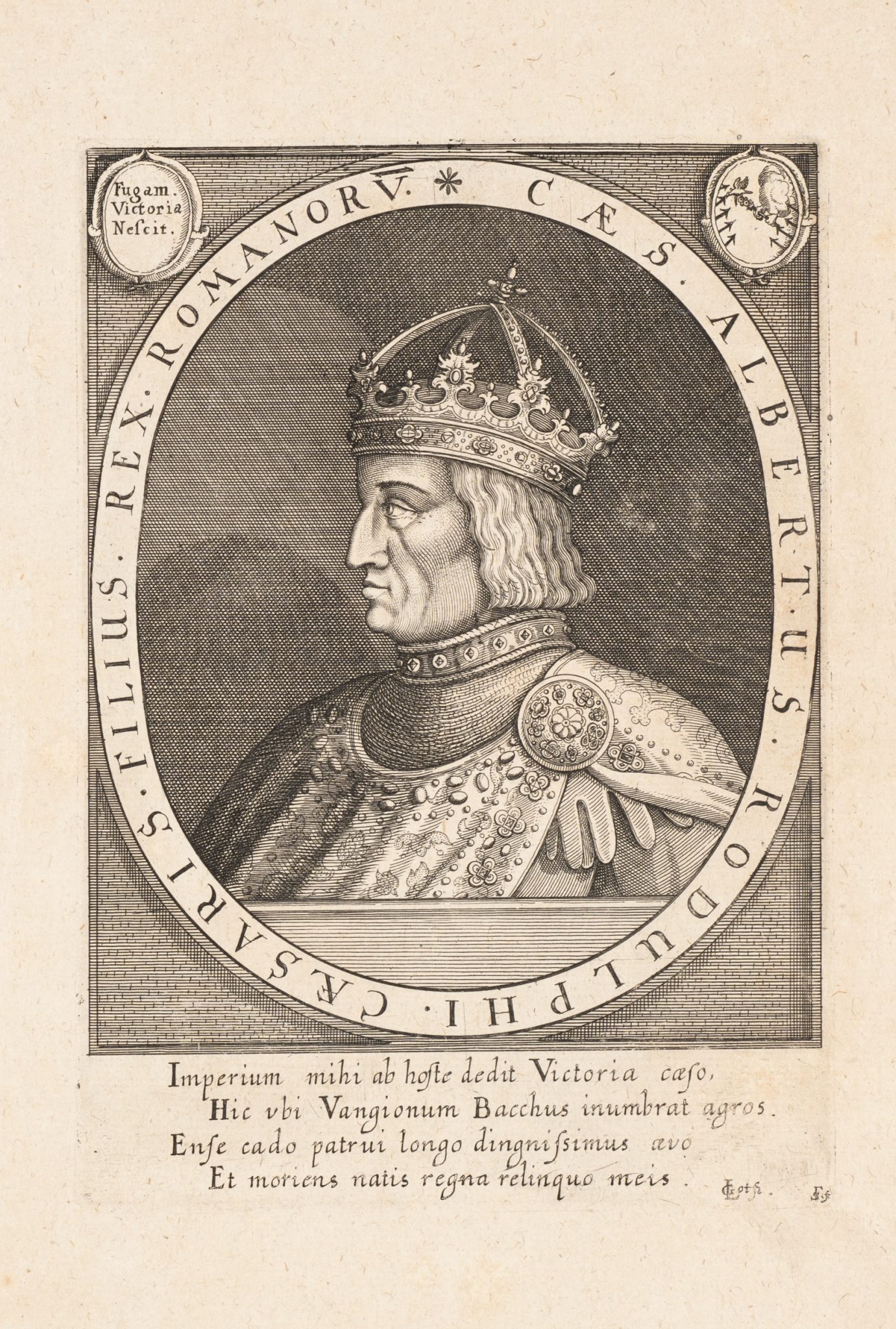 Portrait des Kaiser Albrecht I. HRR