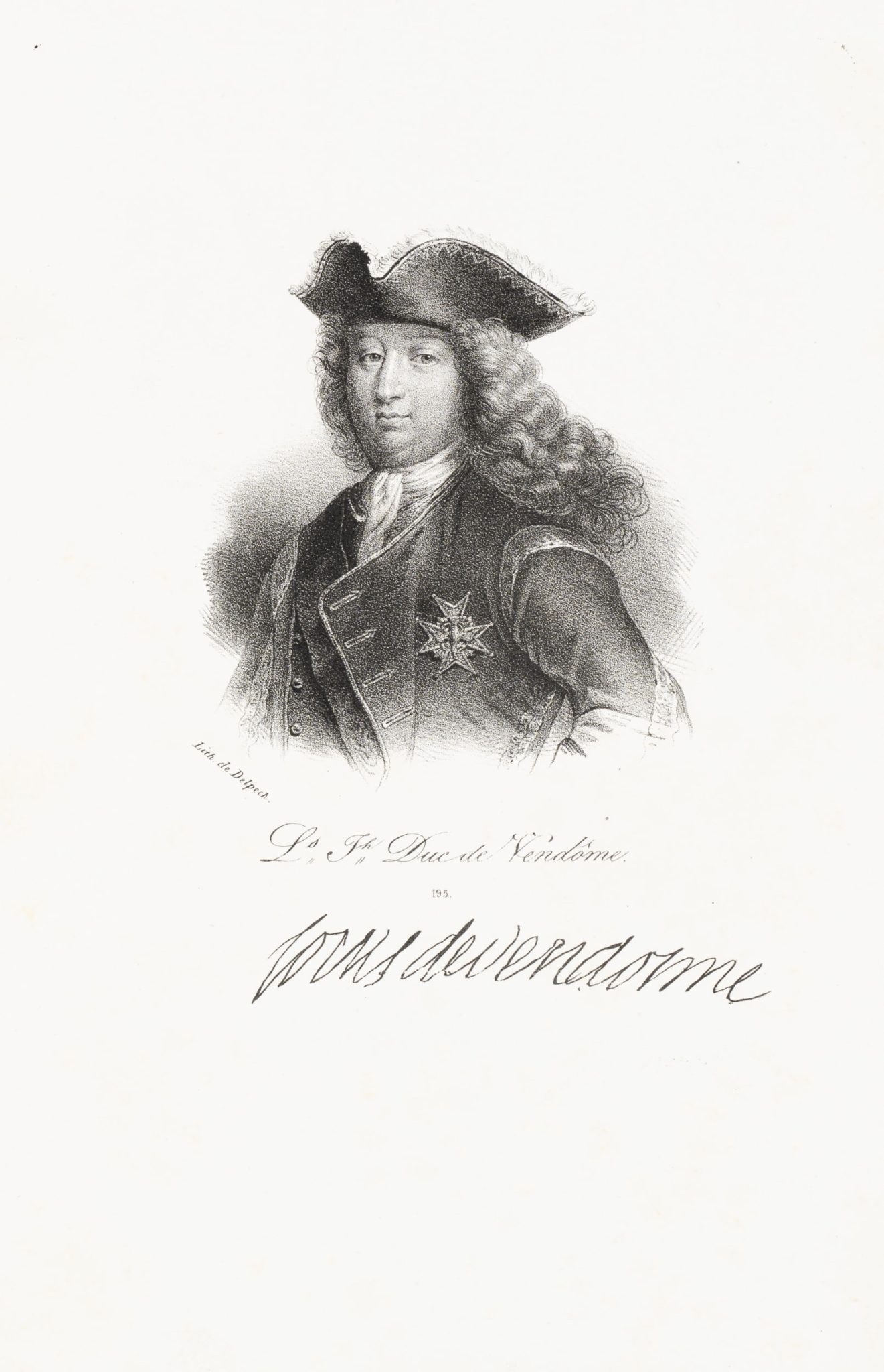Portrait des Louis II. Joseph de Bourbon