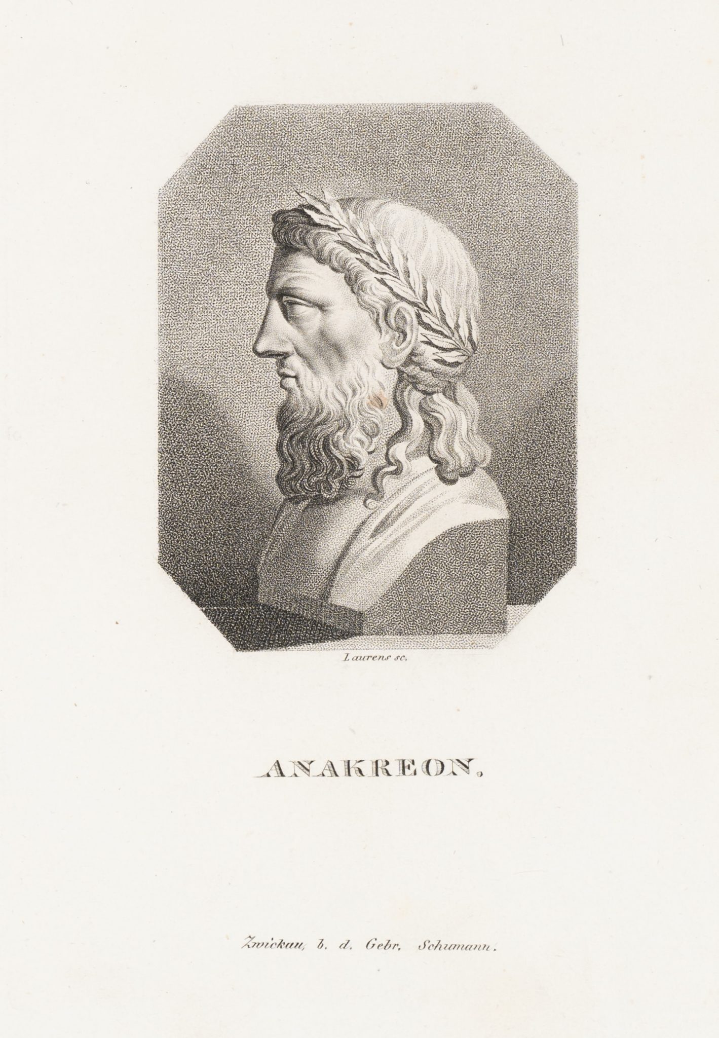 Büstenkopf des Anakreon