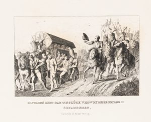 Napoleon vor den verwundeten Soldaten