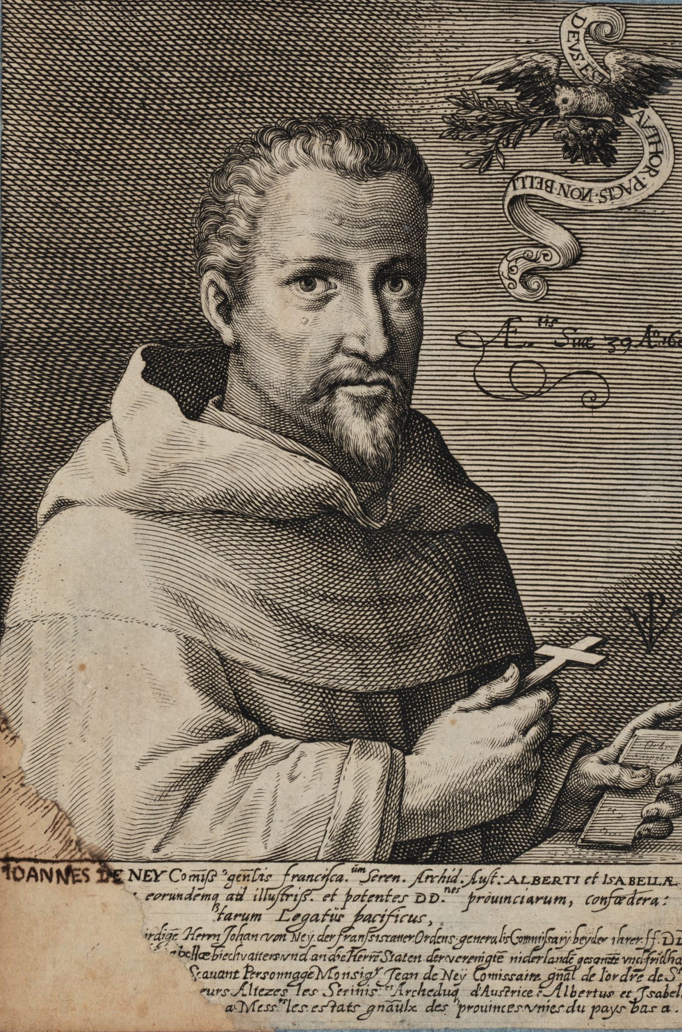 Portrait des Franziskaners Jan van Neyen