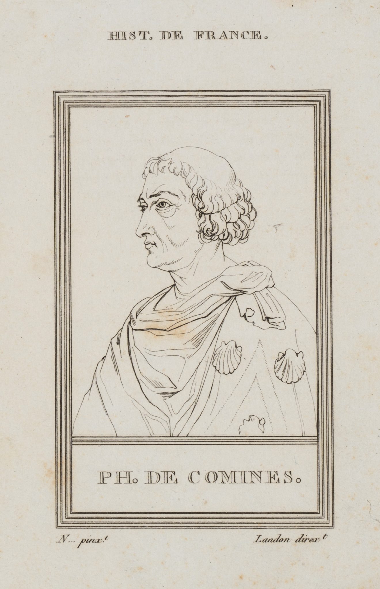 Porträt des Philippe de Commynes