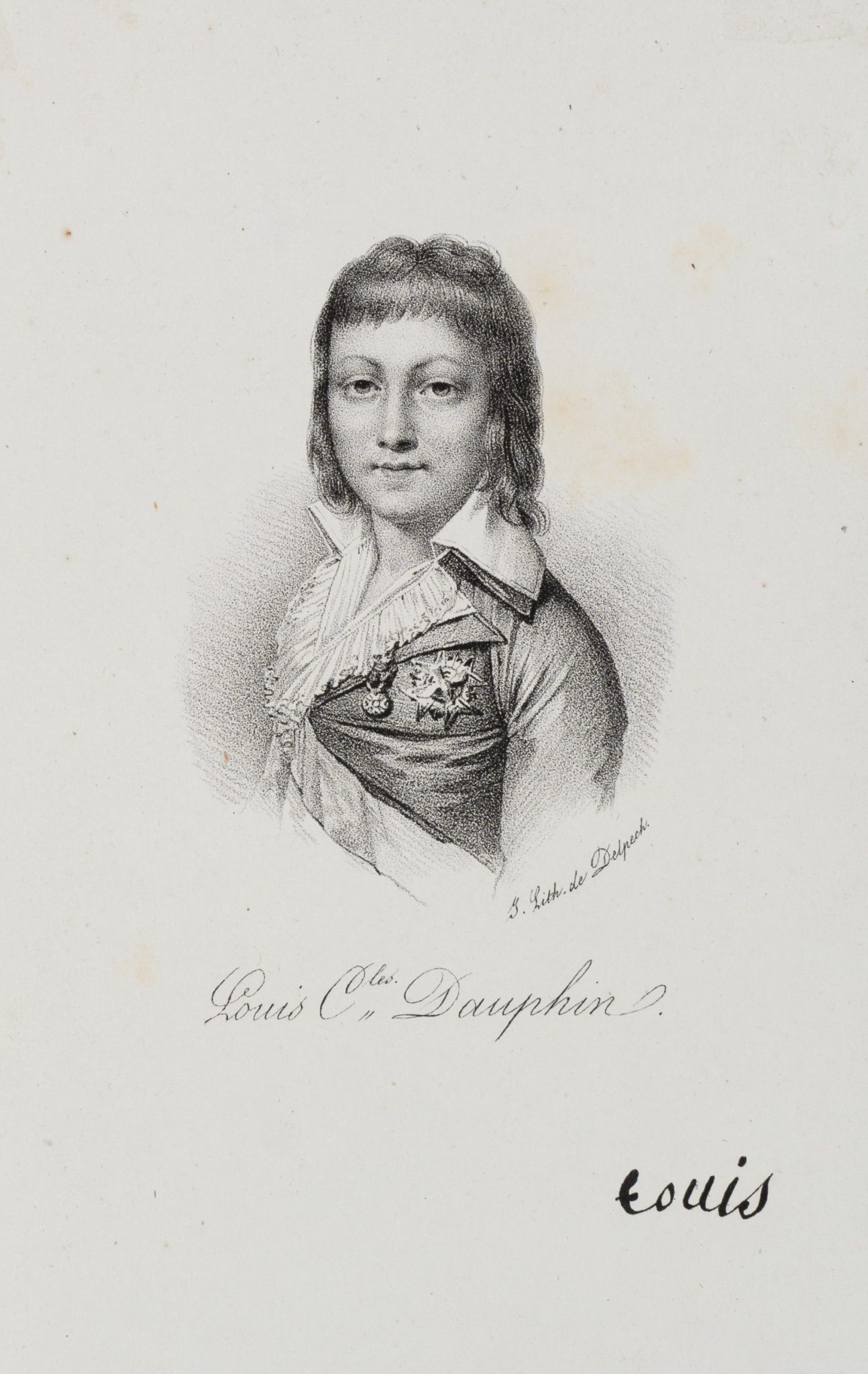 Porträt des jungen Kronprinz Ludwig XVII.