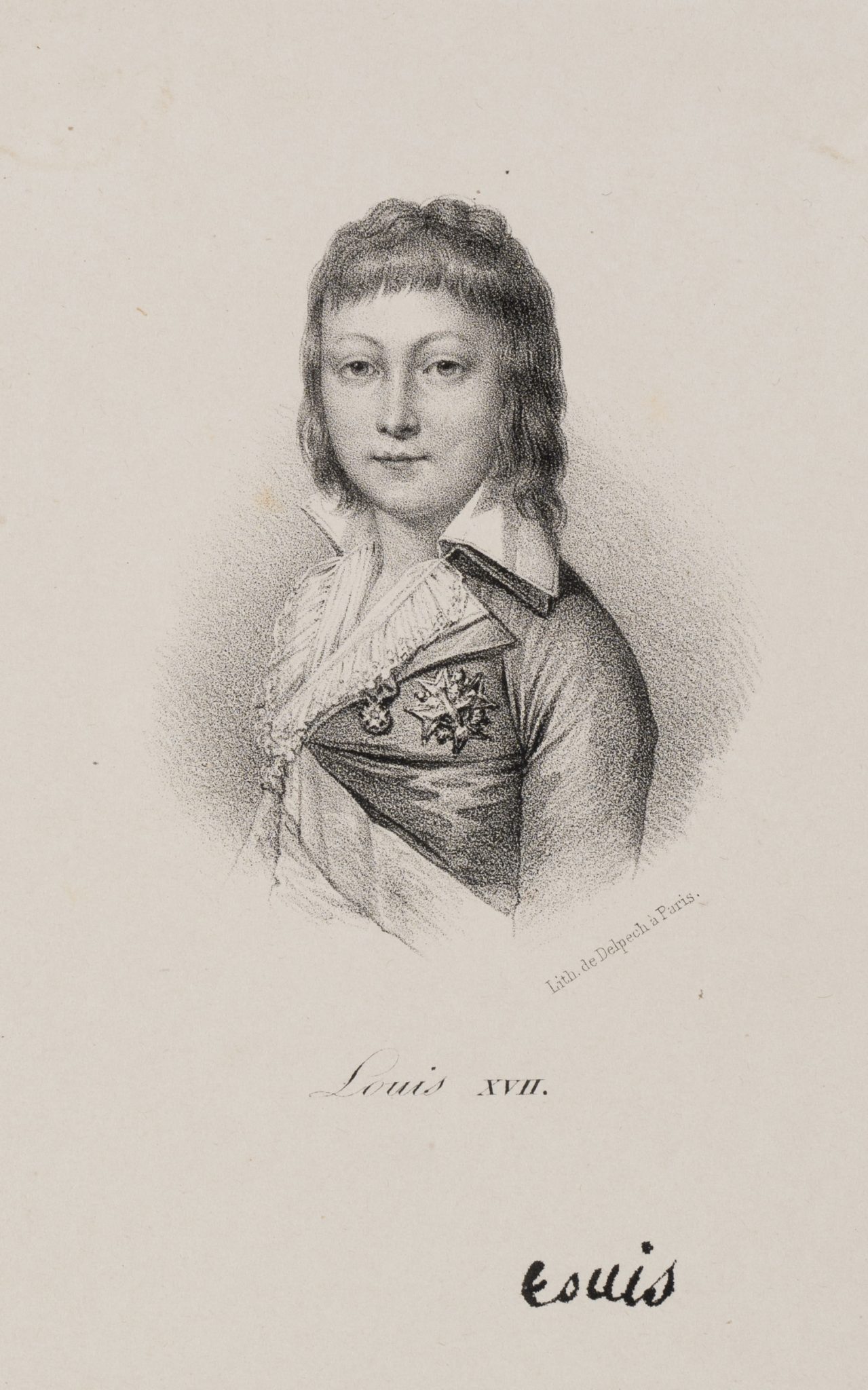 Porträt des jungen Kronprinz Ludwig XVII.