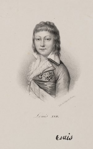 Porträt des jungen Kronprinz Ludwig XVII.