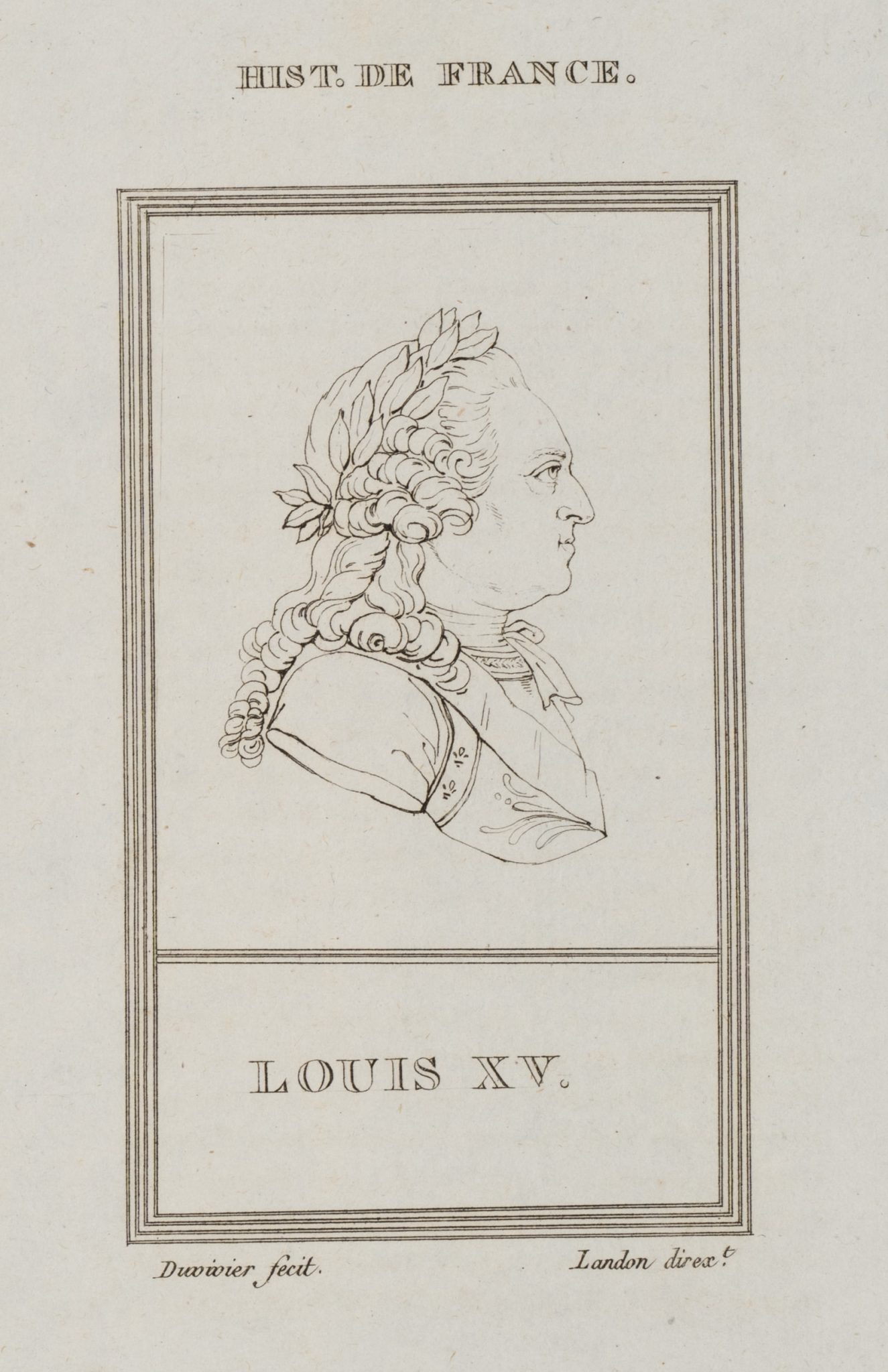 Porträt von Louis XV