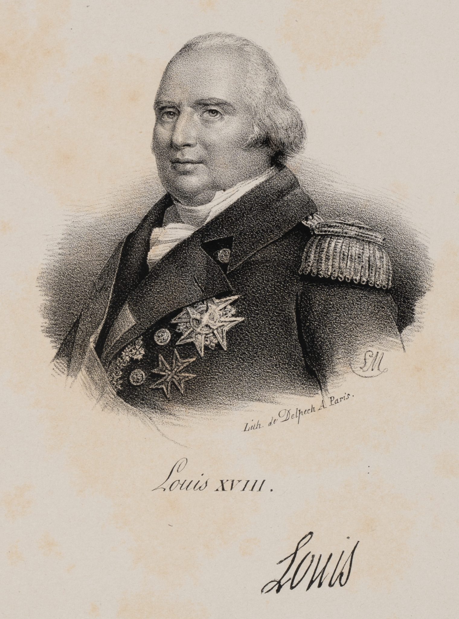 Porträt von Louis XVIII.