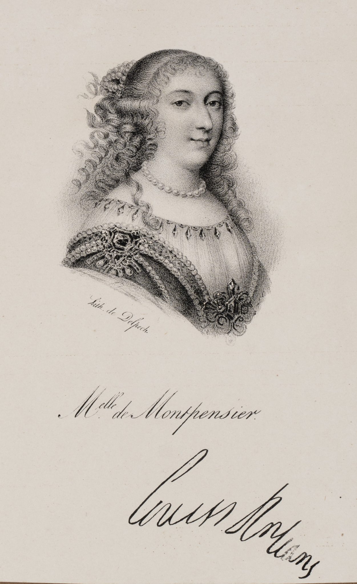 Porträt der Grande Mademoiselle