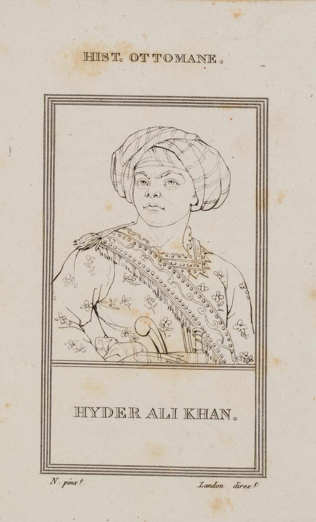 Porträt Hyder Ali Khan