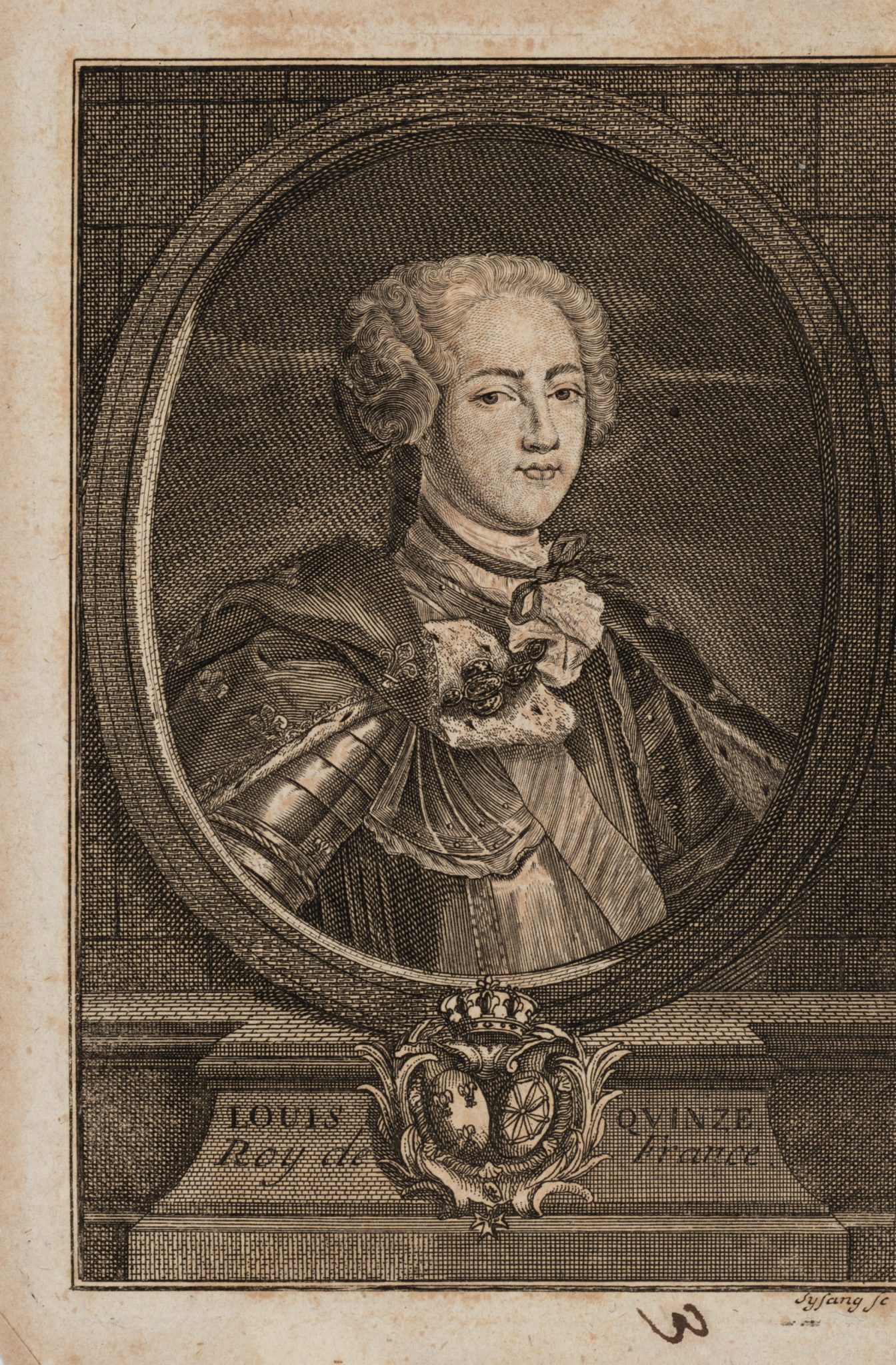 Portrait des König Ludwig XV.