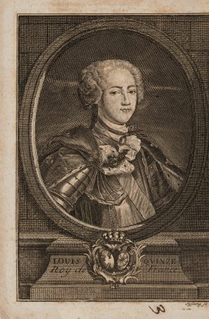 Portrait des König Ludwig XV.