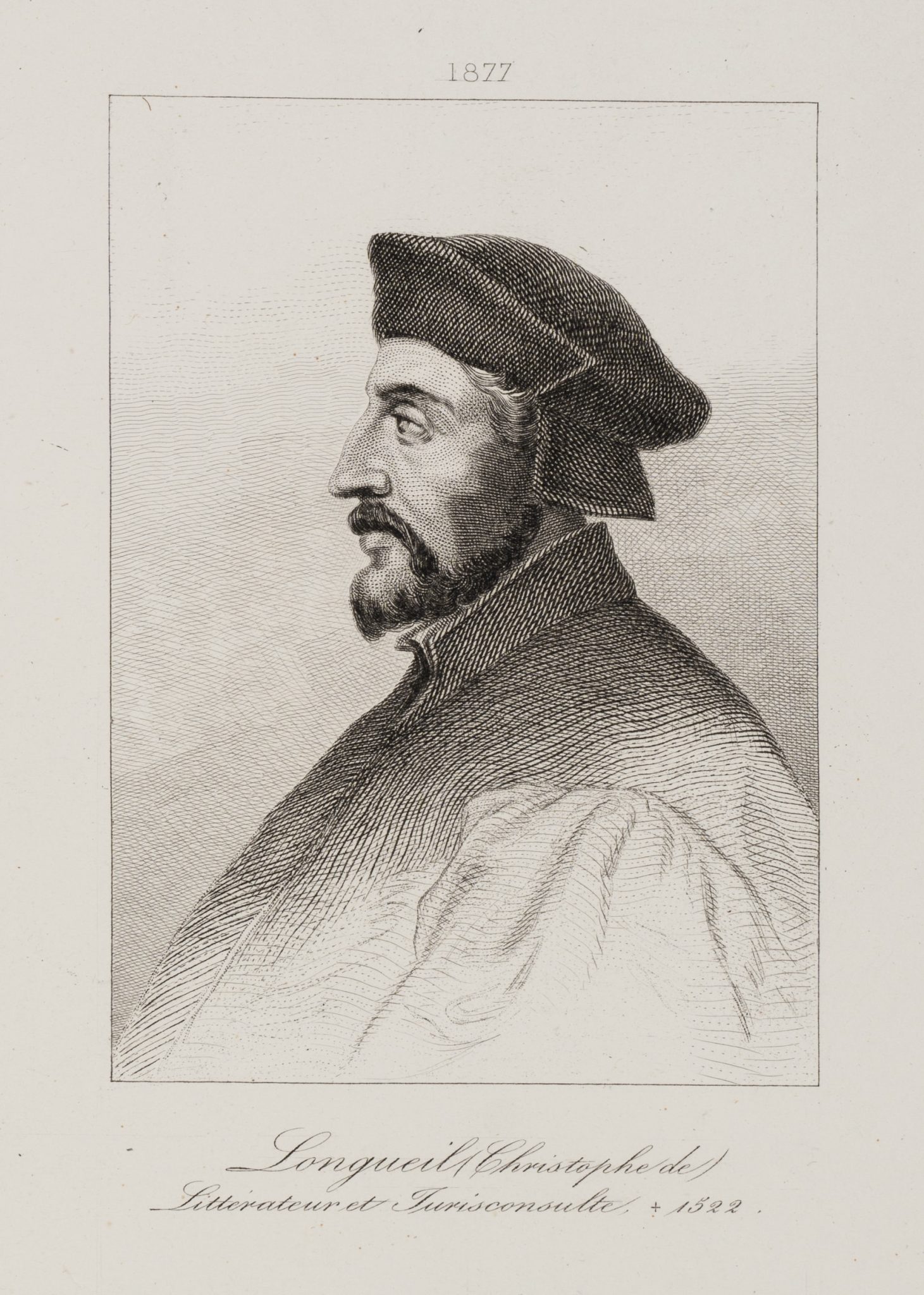 Porträt von Christophe de Longueil