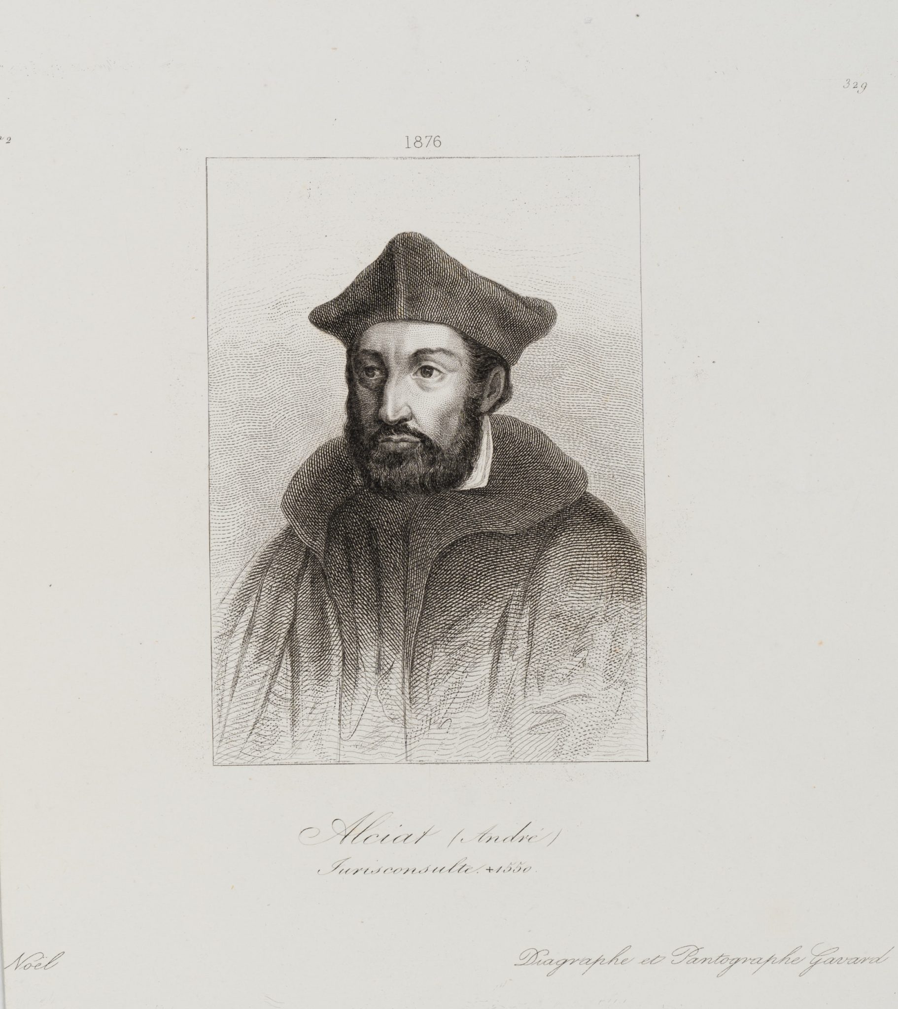 Porträt von Andrea Alciato, italienischer Jurist