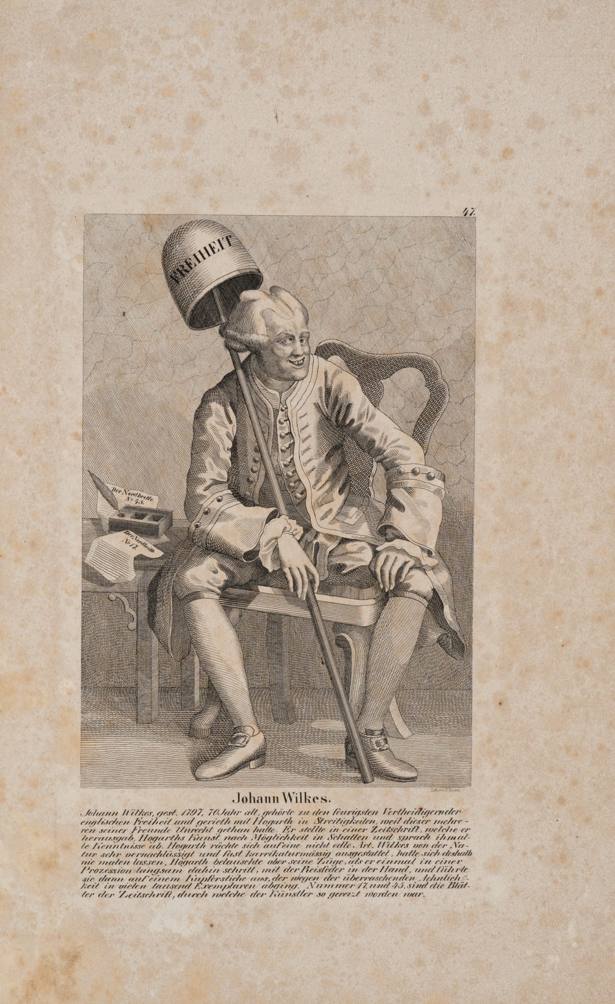 Johann Wilkes und Freiheit
