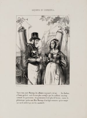 Straßenhändler mit Kaffee