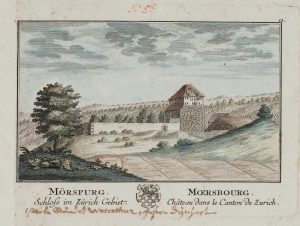 Ansicht der Mörsburg im Kanton Zürich