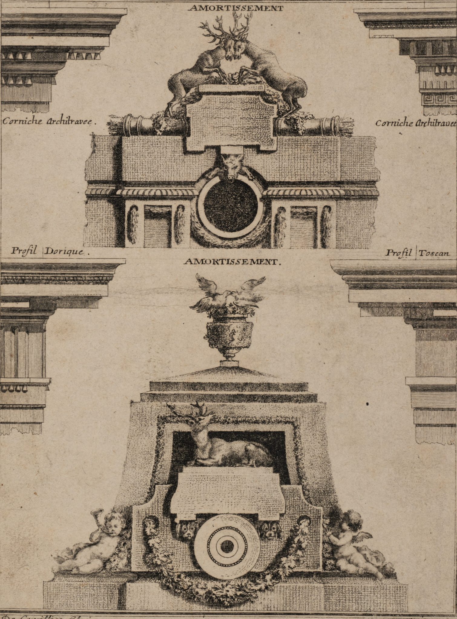 Architektonische Entwürfe mit Symbolik