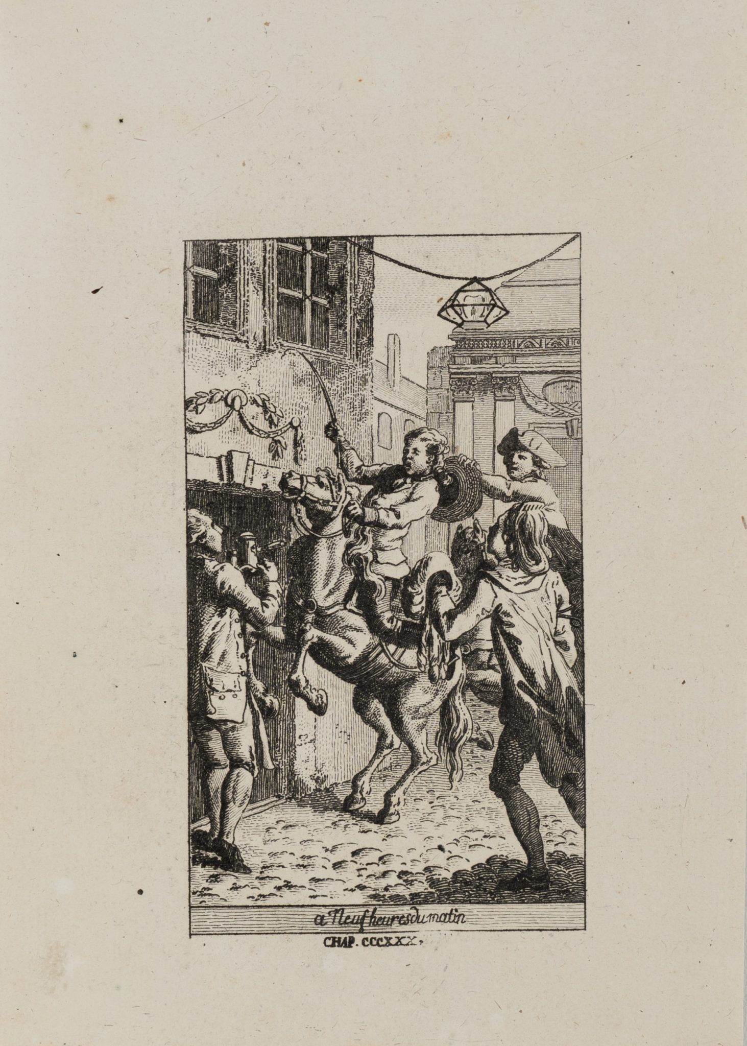 Revolutionäre Szene in Paris