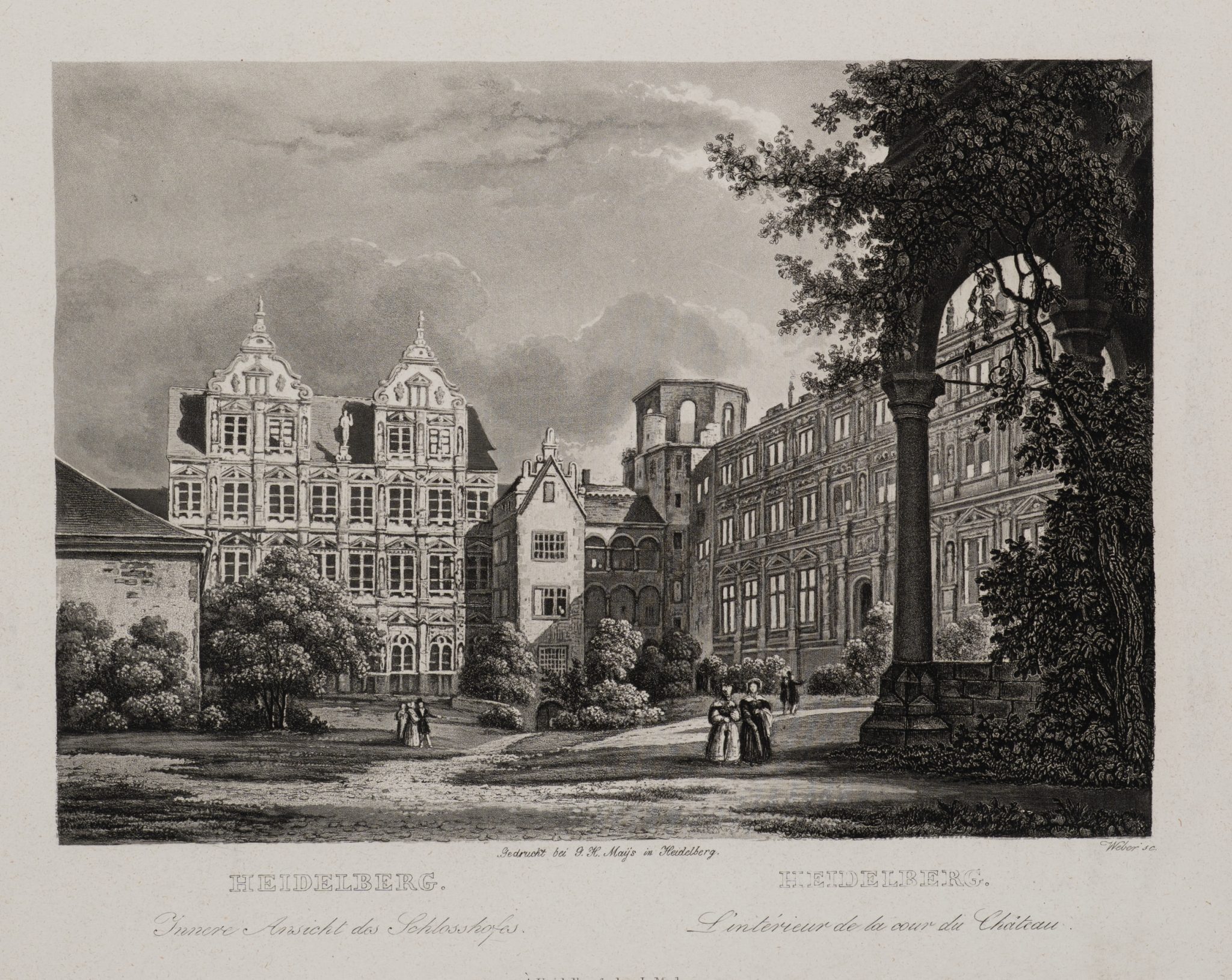 Heidelberger Schlossansicht