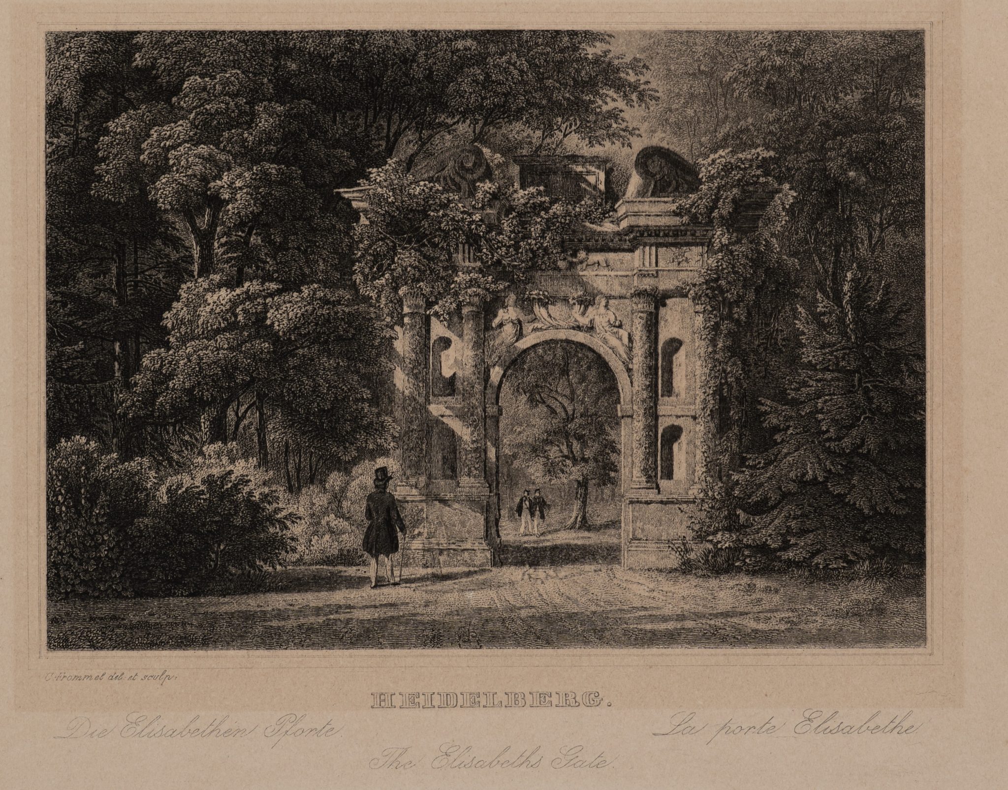 Die Elisabethenpforte, Heidelberg