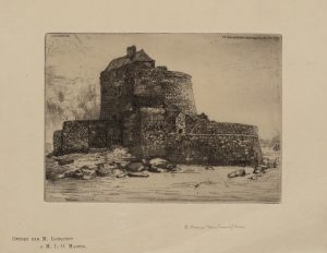 Alte Festungsarchitektur am Strand