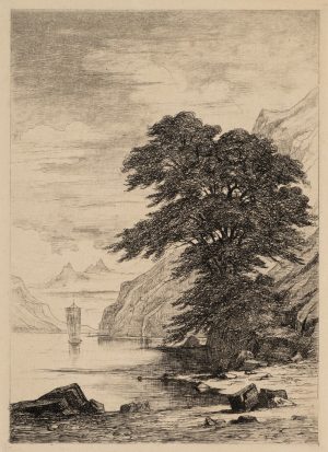 Idyllische Seelandschaft