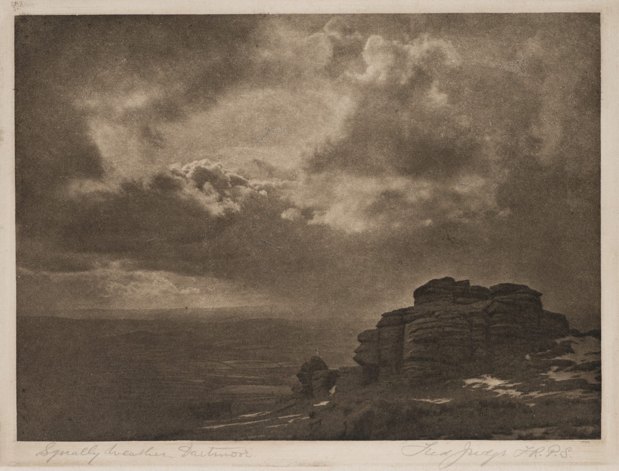 Dramatische Landschaft Dartmoor