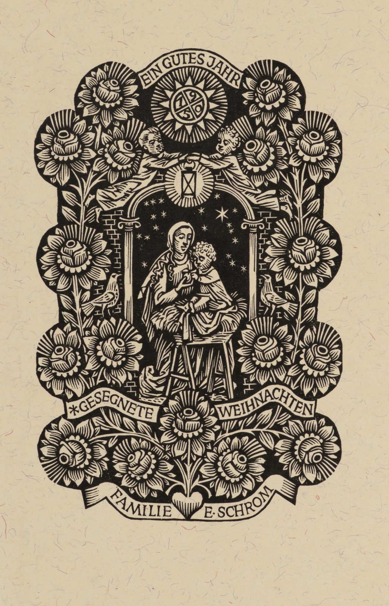 Madonna in Floraldekor