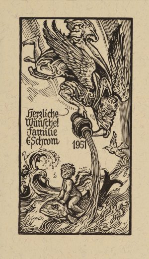 Wassergott und Jahresgrüße