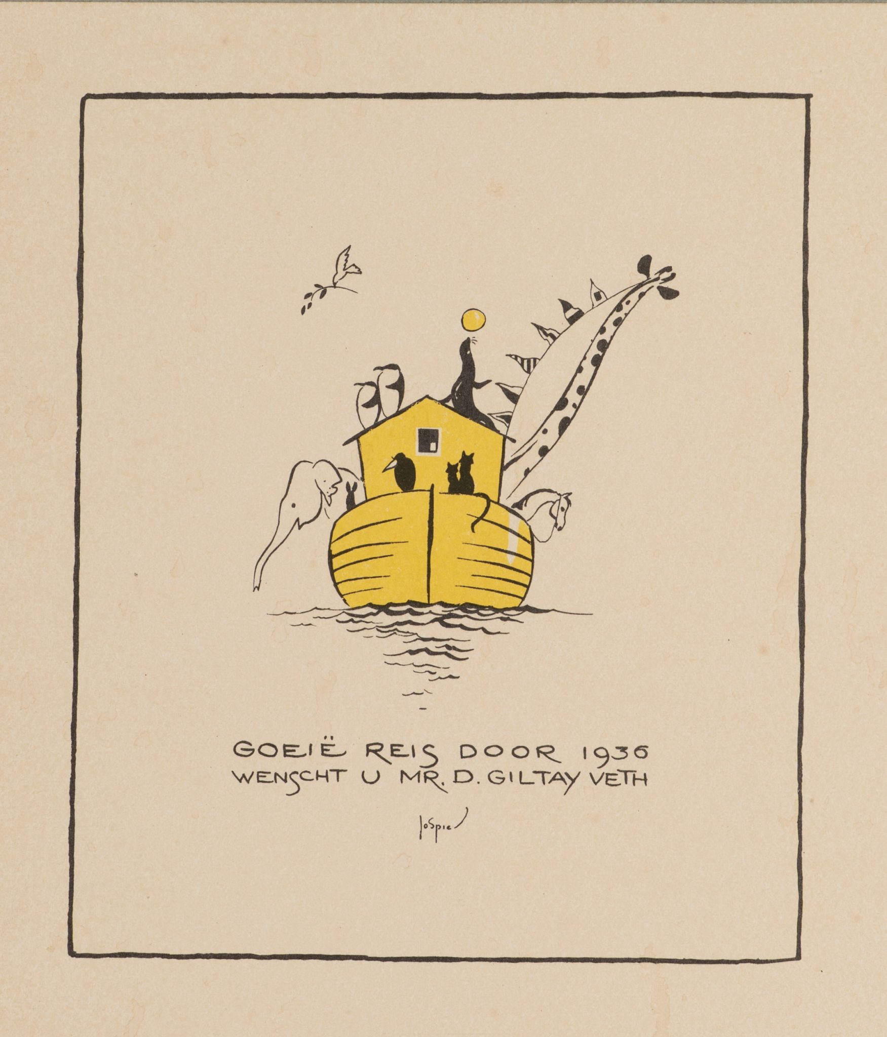 Arche Noah Grußkarte