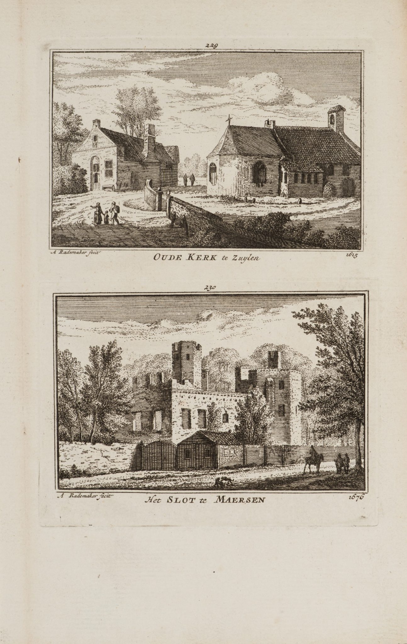 Alte Kirche und Schlossansicht